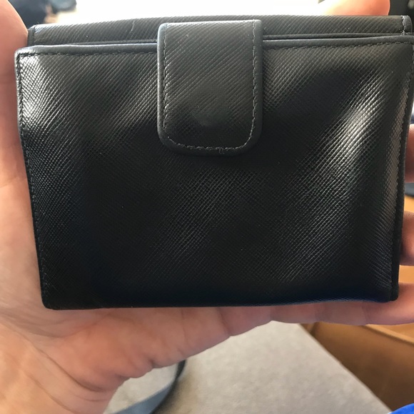 Prada Black Leather Wallet